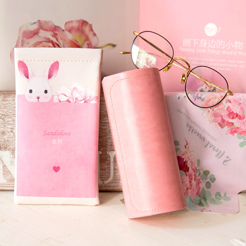glasses case ins Sunglasses Portable literature Retro lovely girl Simplicity Eye storage boxin the  ZIPPO/Swiss Army Knife/Glasses , Glasses accessories,Care agent , Glasses Case  category - from Buy2taobao.com to provide professional Taobao agent buy service