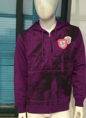 关仓清货 LOTTO 乐途 男子 毛巾圈开衫保暖卫衣 EWDF047-3