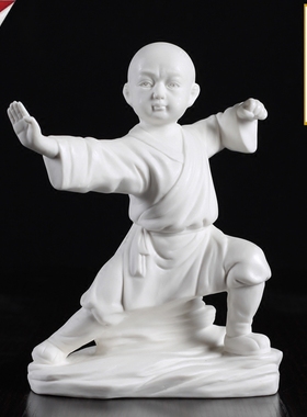 陶瓷新中式客厅书房玄关博古架