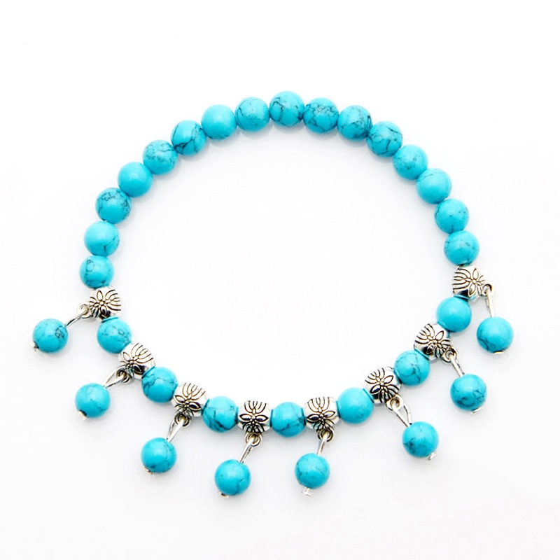 天然百搭蓝松石配饰手串