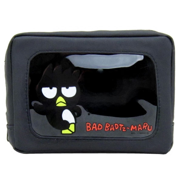 日本sanrio正品badtz-maru酷企鹅xo 手拿包化妝包收納包女包