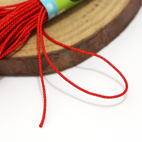 1MM CULTURAL PLAY THREAD JADE THREAD CHINESE KNOTTED THREAD BRAIDED BRACELET NECKLACE PENDANT ROPE THREADED ROPE BEADED ROPE HAND-BRAIDED ROPE