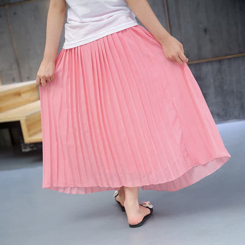 Jupe fillette en mousseline de soie - Ref 2052508 Image 1