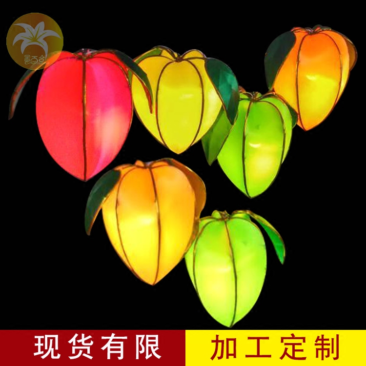 灯饰定做手工发光水果新年挂件