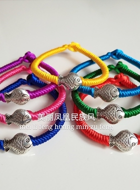 diy民族风原创苗银手饰品