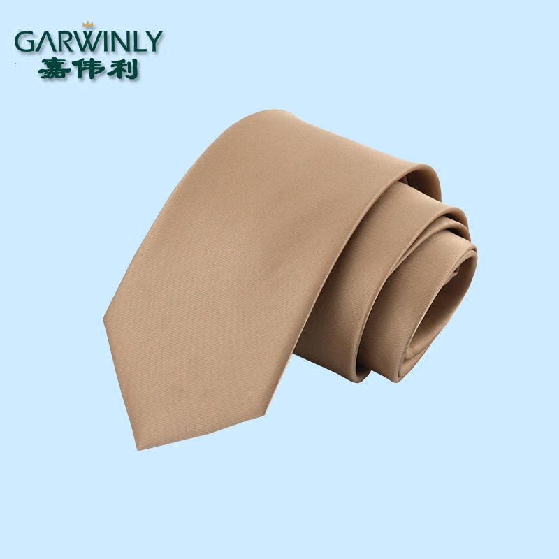 8cm商务风香槟色新郎结婚领带