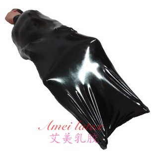 乳胶衣 乳胶紧身睡袋 单人乳胶Latex Sleep Bag 无拉链乳胶睡袋