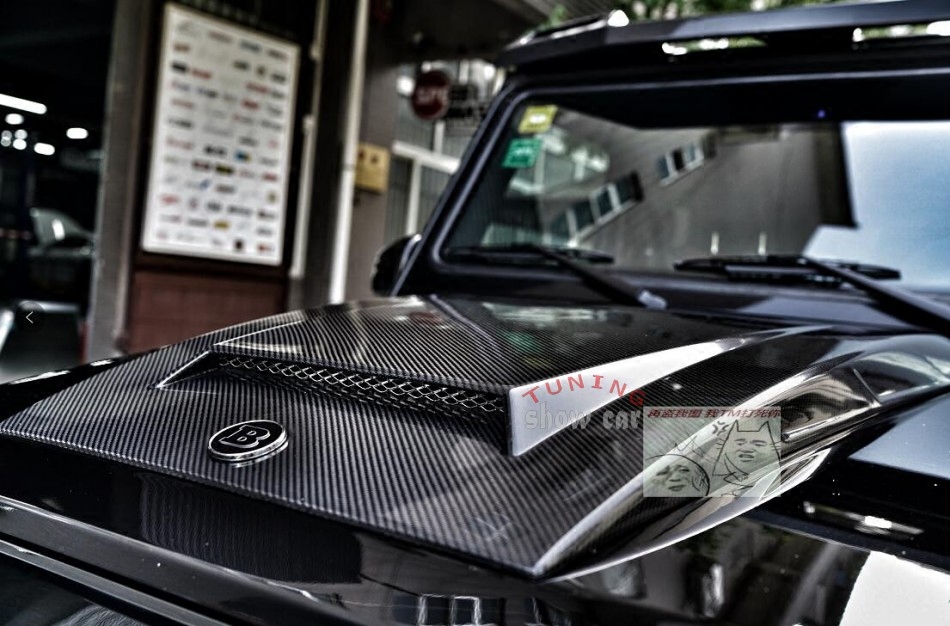 W463 G320 G350 G400 G500 G55 G63 G65 巴博斯 碳纤机盖 高品质