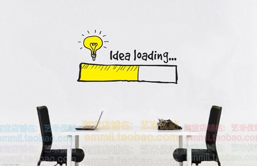 loading想法设计欧式包邮墙贴