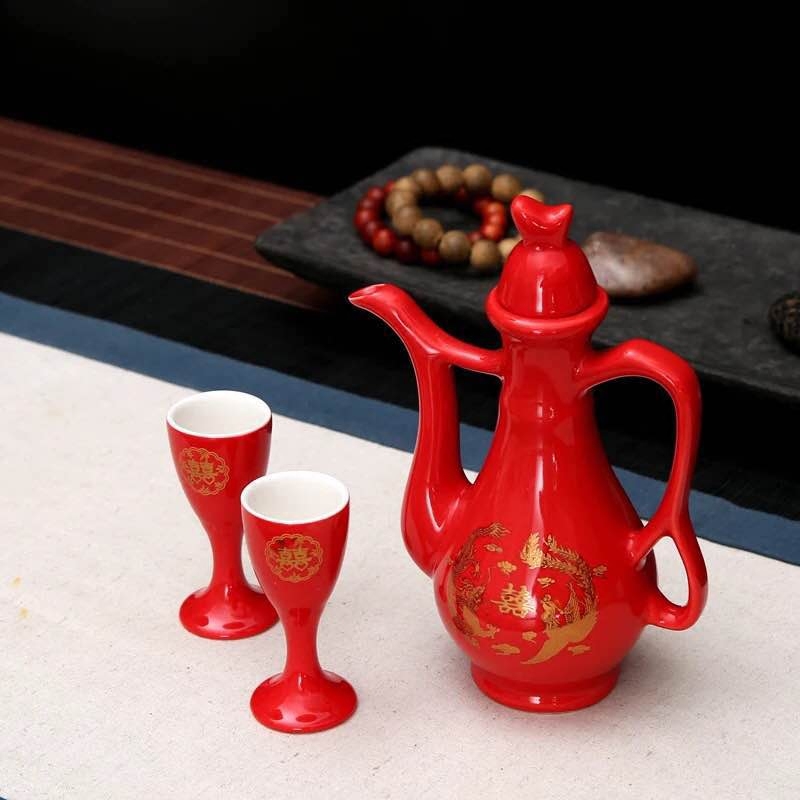 gules marry Toast glass wedding Right cup Supplies Ceramics Goblet Chinese style AC cup Wine suitin the Festive supplies/Gift , Other Festival Gifts  category - from Buy2taobao.com to provide professional Taobao agent buy service