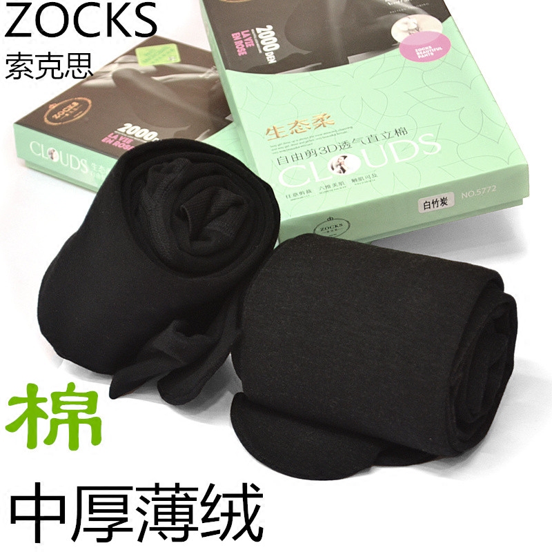 Zocks/索克思连裤袜秋冬加绒中厚薄绒打底裤女外穿棉打底袜裤5773