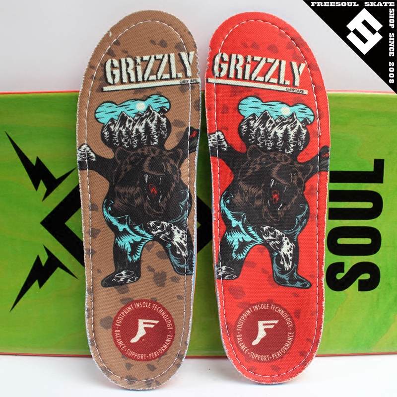 Footprint滑板鞋垫足弓矫形 Fp Grizzly小熊合作款加厚减震抗冲击在类目 服饰配件/皮带/帽子/围巾, 鞋包/皮带配件, 鞋子配件, 鞋垫中 - 来自Buy2taobao.com提供专业的淘宝代购服务