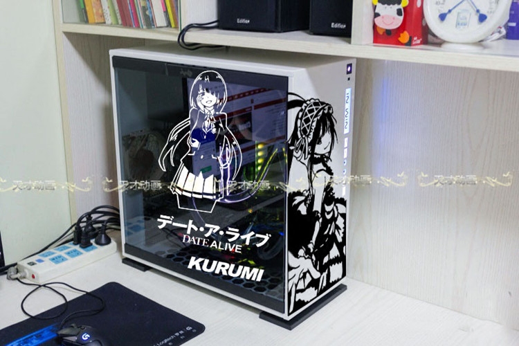 约会大作战狂三动漫机箱贴纸恩杰迎广主机痛贴防水墙贴电脑