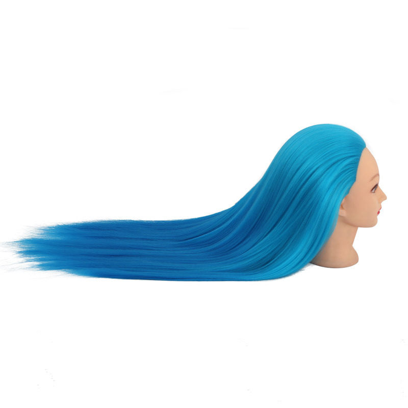 魅丝黛儿双色渐变头模假发模特头盘发编发练习头假人头模型假头模