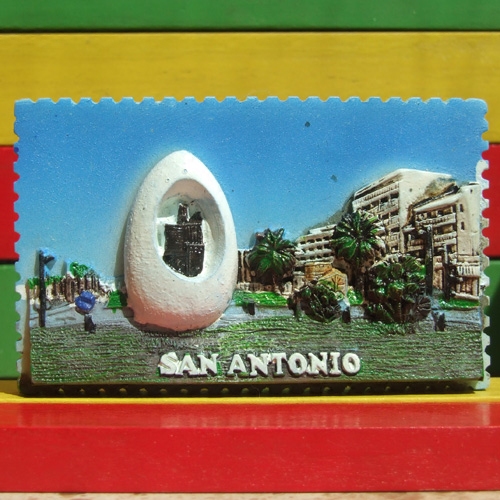 世界旅游纪念冰箱贴西班牙圣安东尼奥san antonio egg磁性贴