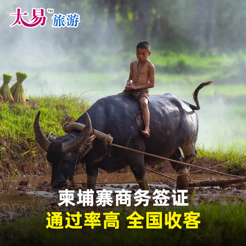 柬埔寨·单次商务签证·广州送签·太易 商务签证两年多次全国加办理