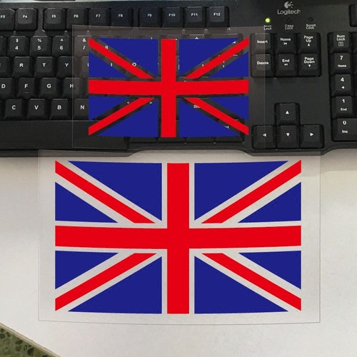 汽车贴纸 米字旗 反光车贴 个性车贴 英国国旗 车贴纸