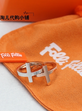 轻奢时尚 饰品 两色十字架戒指女士指环