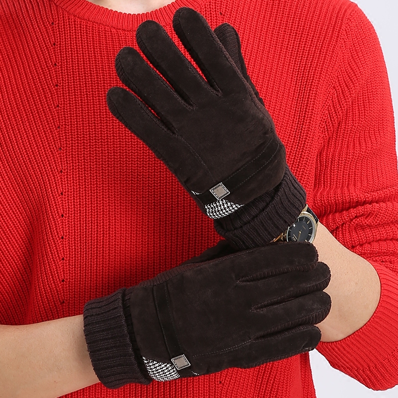 Gants pour homme VILENDONE     en peau de porc - Ref 2782447 Image 4