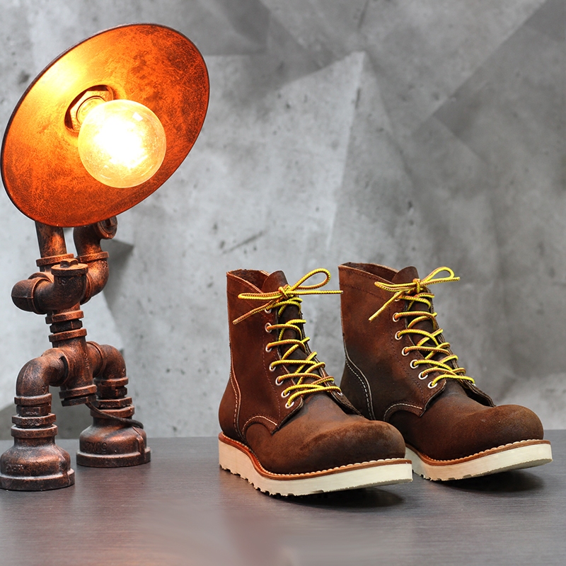 goodyear 9111 Tea core oil wax red Retro genuine leather Tooling boots Riding boots locomotive Bootie wing Bootsin the Men's Shoes, Boots  category - from Buy2taobao.com to provide professional Taobao agent buy service