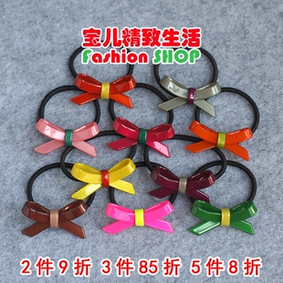 BEAUTE 韩国进口AZNAVOUR GRAIN 丝带蝴蝶结发圈头绳皮筋