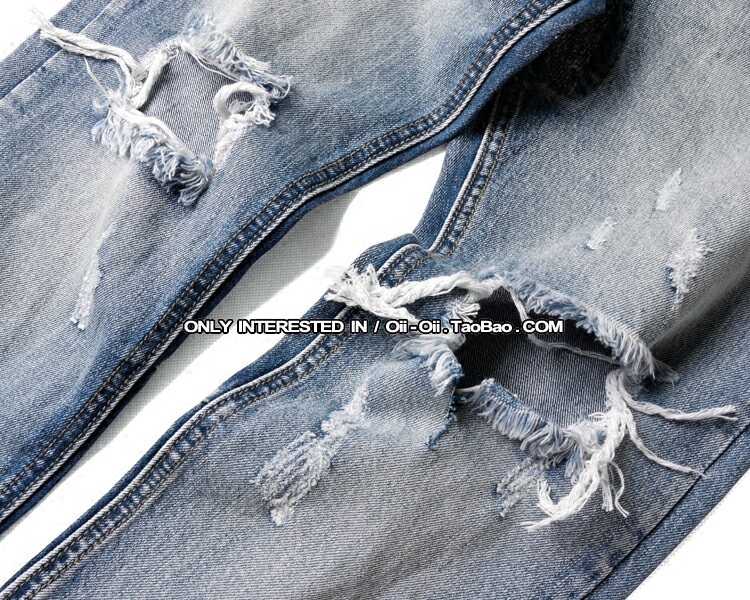 Jeans pour adolescent pieds Slim pour Quatre saisons - Ref 1481677 Image 4