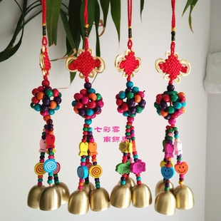 饰店铺招财防盗门铃 家居装 热销转运风铃挂件 金属铜铃铛挂饰