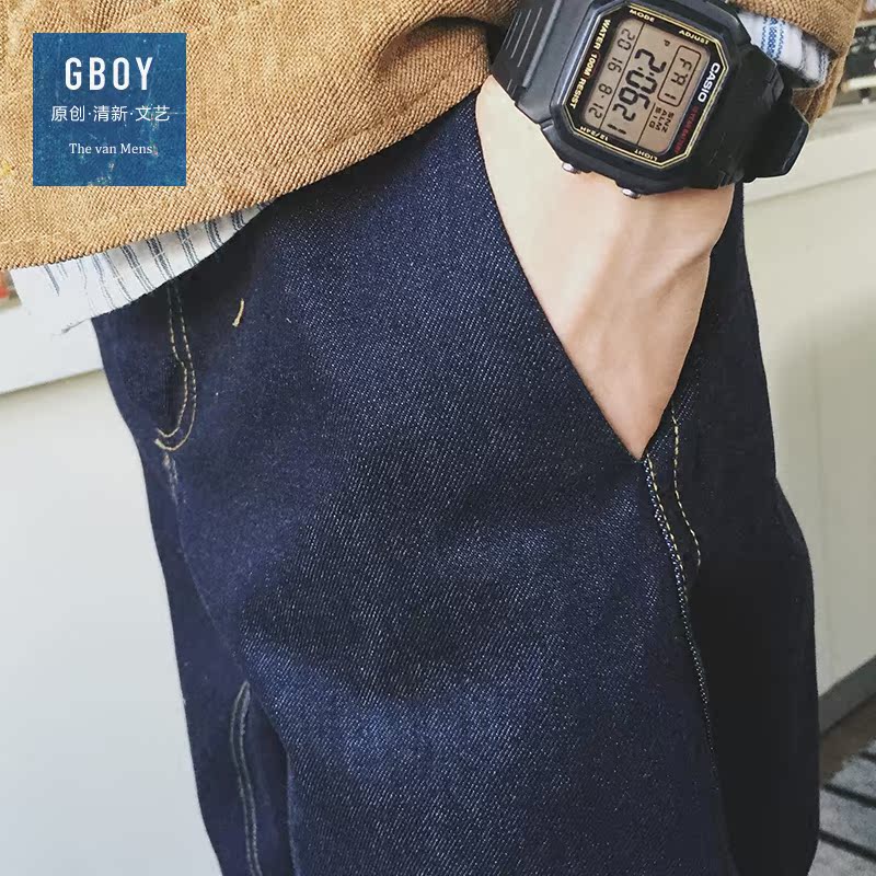 Jeans pour jeunesse droite en vrac en coton pour automne - Ref 1483055 Image 4