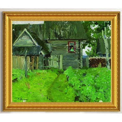 油画客厅餐厅玄关酒店装饰画挂画壁画欧式油画风景画俄罗斯珐明窗