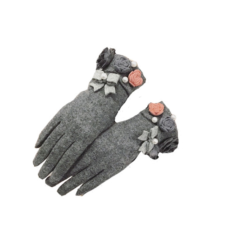 Gants pour femme en Laine Cachemire - Ref 2745324 Image 5