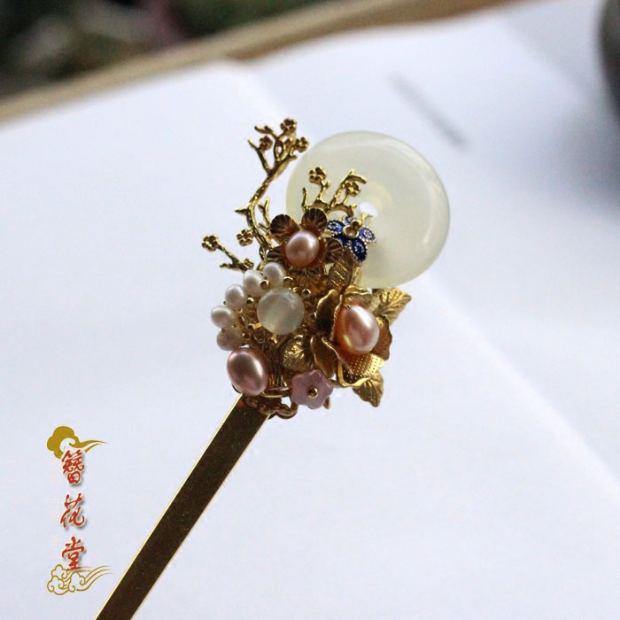 簪花堂手工原创古典发簪头饰汉服旗袍配饰