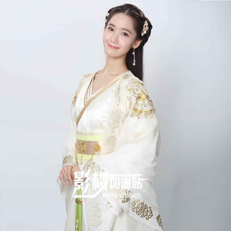 新款影视剧武神赵子龙夏侯轻衣古装影楼摄影服装林允儿古典服饰