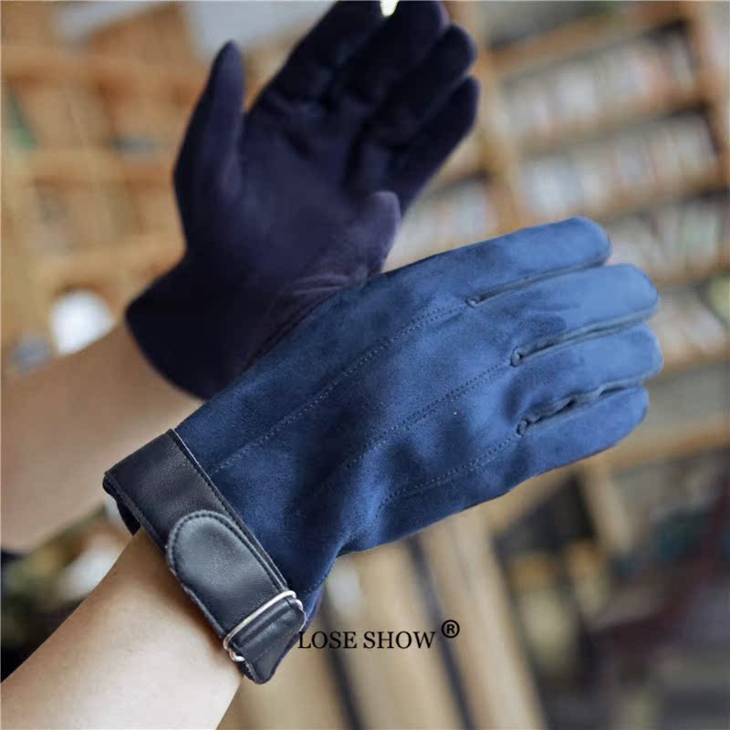 Gants pour homme en velours - Ref 2782577 Image 4