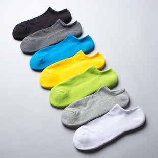 船袜男浅口隐形短袜男低帮夏季 纯棉防臭加厚毛圈毛巾底袜子运动袜