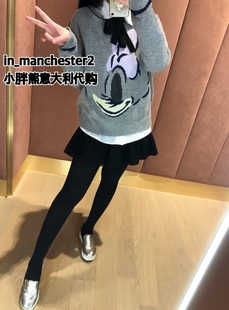 PINKO品高 经典DISNEY迪士尼羊毛混纺Daisy黛丝毛衣针织衫女 正品