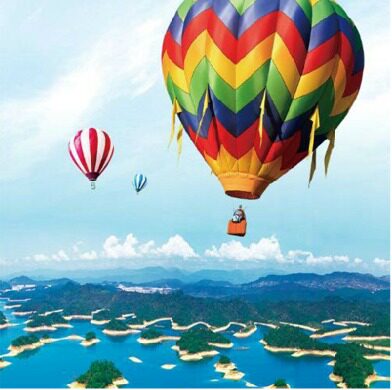 Oxygen Bar Lake Hot Air Balloon Lake Hot Air Balloon Aerial view Lake core Lakes Beautiful sceneryin the Attraction tickets/Live performance/Theme Parks , Domestic Ticketing category - from Buy2taobao.com to provide professional Taobao agent buy service