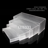 有机玻璃U形展示架透明亚克力垫高珠宝项链首饰品鞋 子包包陈列托