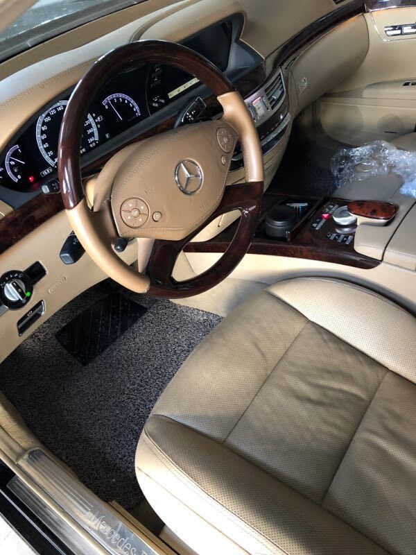 奔驰W221桃木方向盘 电话盖S300 S350 S400 S500 S600方向盘 改装