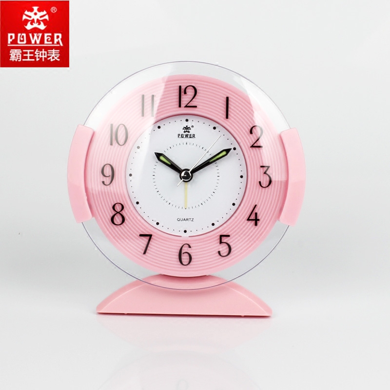创意闹钟静音儿童个性床头时尚简约金属复古小座钟懒人台钟学生钟