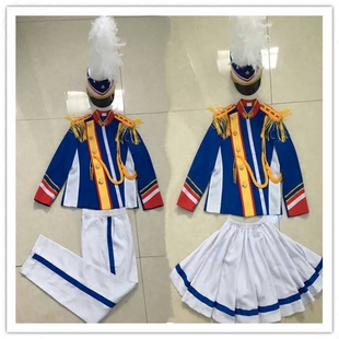 鼓号队服装少儿升旗手服装儿童仪仗队服管乐队服少先队鼓手服包邮