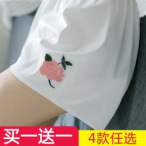 安全裤防走光夏季女士三分薄款打底裤外穿冰丝薄款保险裤宽松短裤