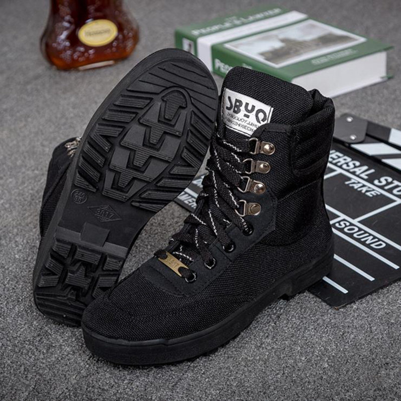 Bottes militaires en toile - amortissement - Ref 1400765 Image 1