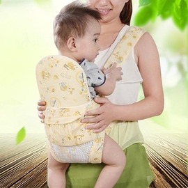 多功能新生婴儿双肩背带四季通用宝宝前抱式后背式透气网纯棉抱袋