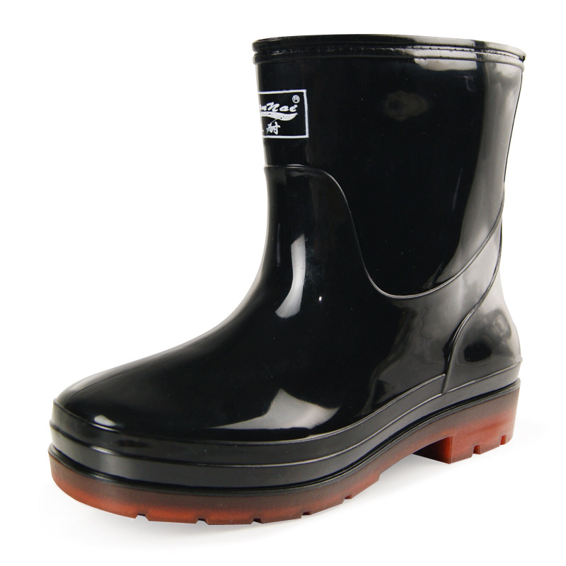 Chaussures - bottes caoutchouc homme pour hiver - semelle tendon - Ref 960517 Image 3