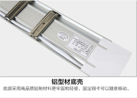 超薄LED净化灯一体化办公支架灯带罩防尘日光灯管110V220V宽电压