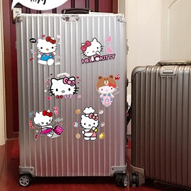 hello kitty KT行李箱贴纸旅行箱防水拉杆箱子贴冰箱电脑吉他贴