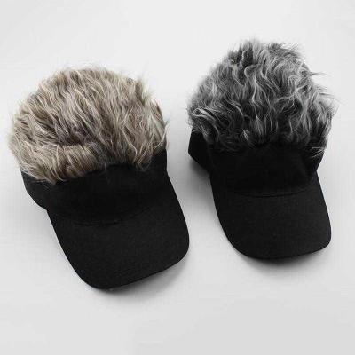 2019鸭舌抖音假发帽短发棒球帽男女帽子头发一体网红带头发连体帽|ruв категории Аксессуары, шляпа - от Buy2taobao.com для оказания профессиональной услуги покупки агента Taobao