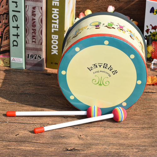 卡通中国3岁木制玩具韩国地鼓