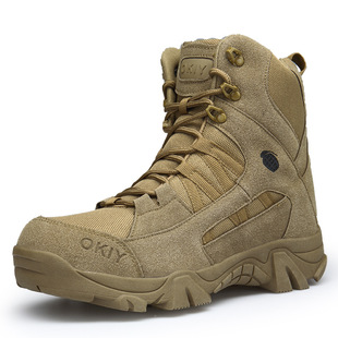 男士大码战术登山靴沙漠靴 outdoor Men shoes tactical boots