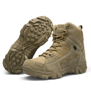 大码户外登山耐磨靴 outdoor military boots tactical boots